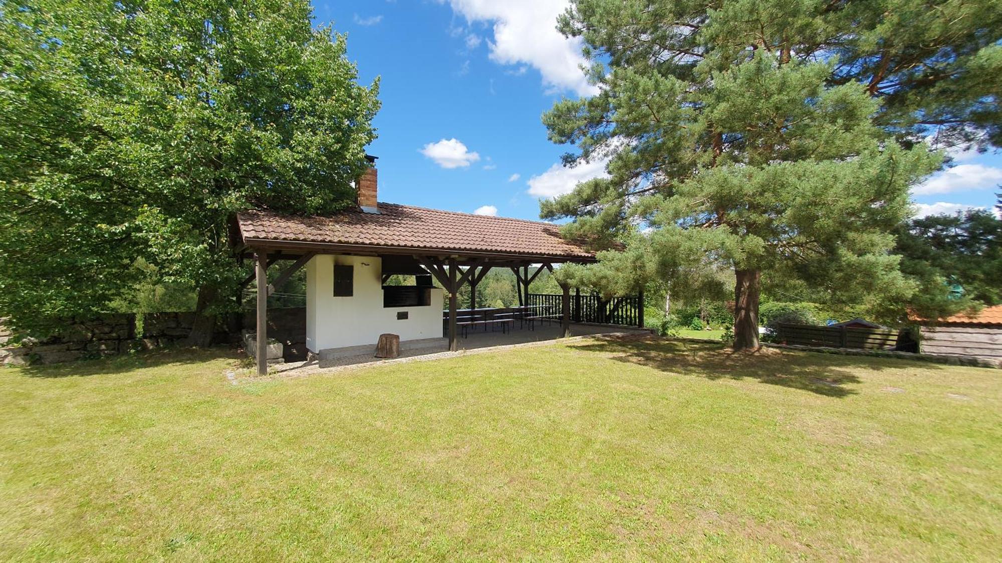 Prazdninovy Dum Hradiste Villa Nová Bystřice Buitenkant foto